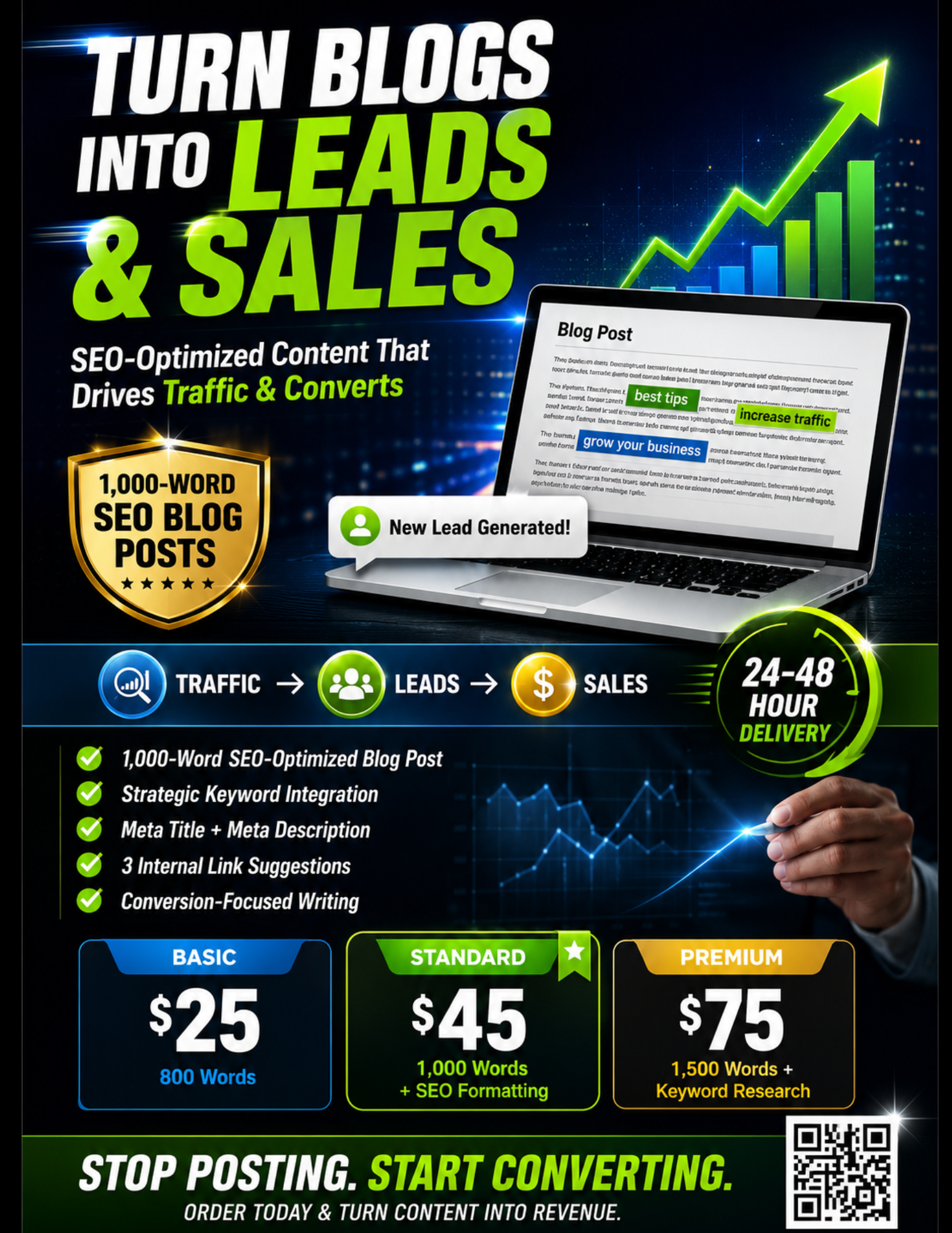Lead generation service team helping Berks County PA small businesses get more customers and sales